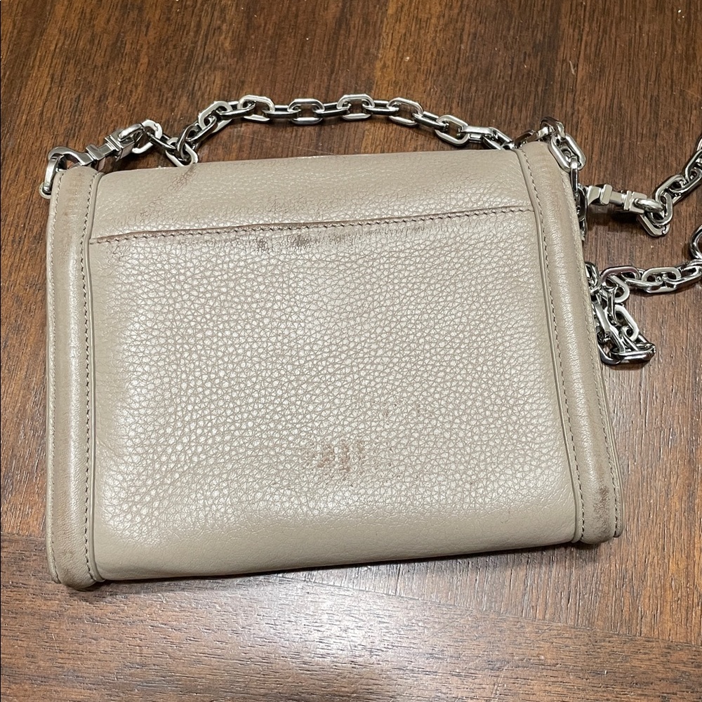 Tory Burch Gray Leather Crossbody Bag - Picture 10 of 10